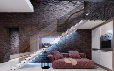 Aménager un escalier ouvert dans le salon 