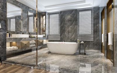 Salle de bain : les dernières tendances en matière de carrelage et de robinetterie